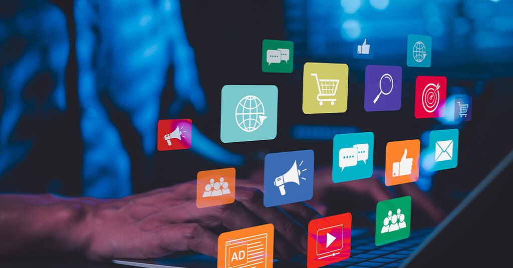 tela com vários componentes que integram uma visão com foco no cliente
